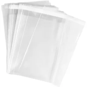 100pk BOPP Peel & Seal Bags 145x145mm 35um
