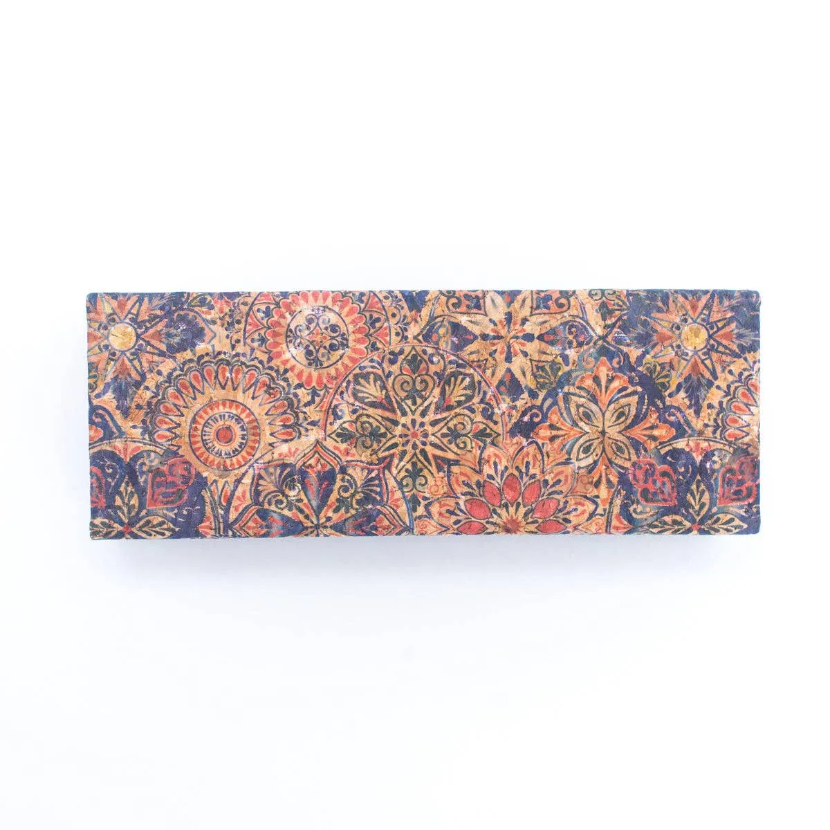 12units Naturally Printed Foldable Rectangular Eyeglass Case L-903