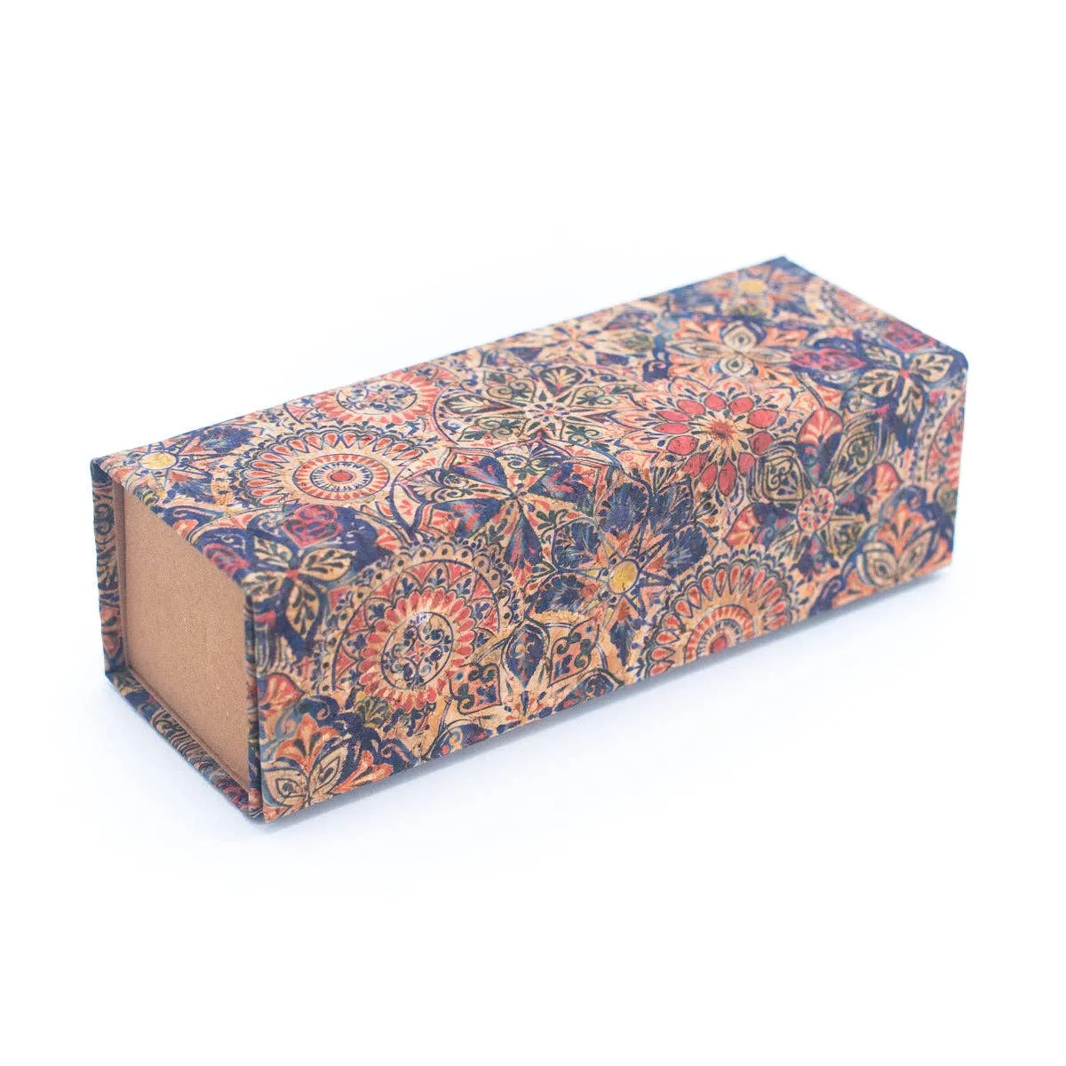 12units Naturally Printed Foldable Rectangular Eyeglass Case L-903