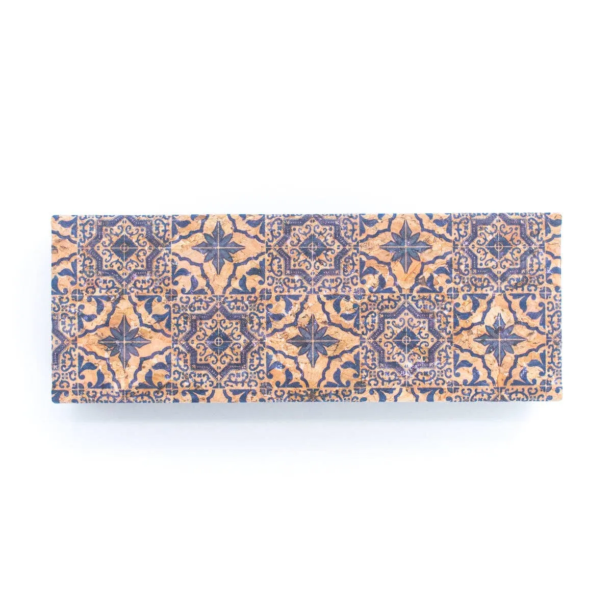 12units Naturally Printed Foldable Rectangular Eyeglass Case L-903