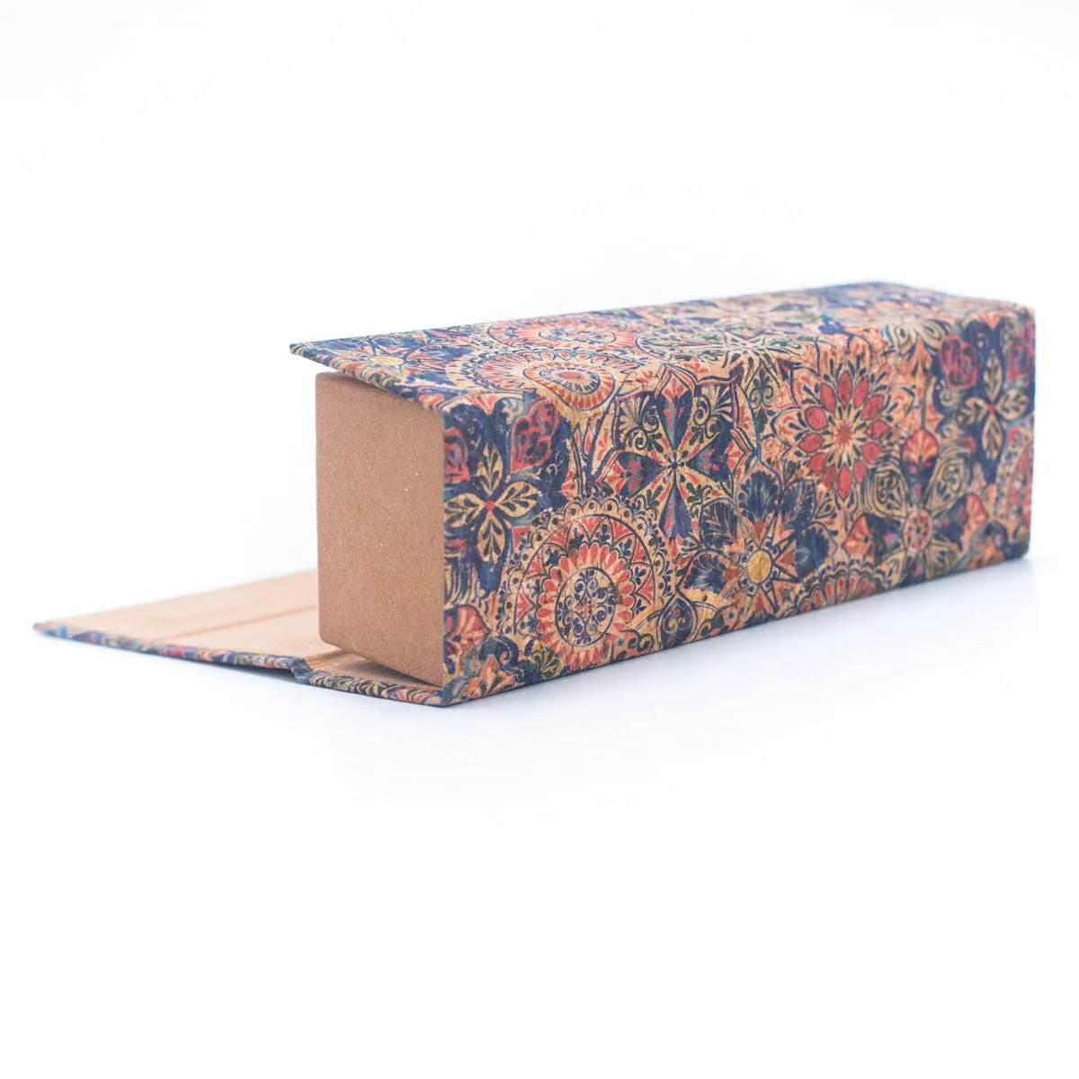 12units Naturally Printed Foldable Rectangular Eyeglass Case L-903