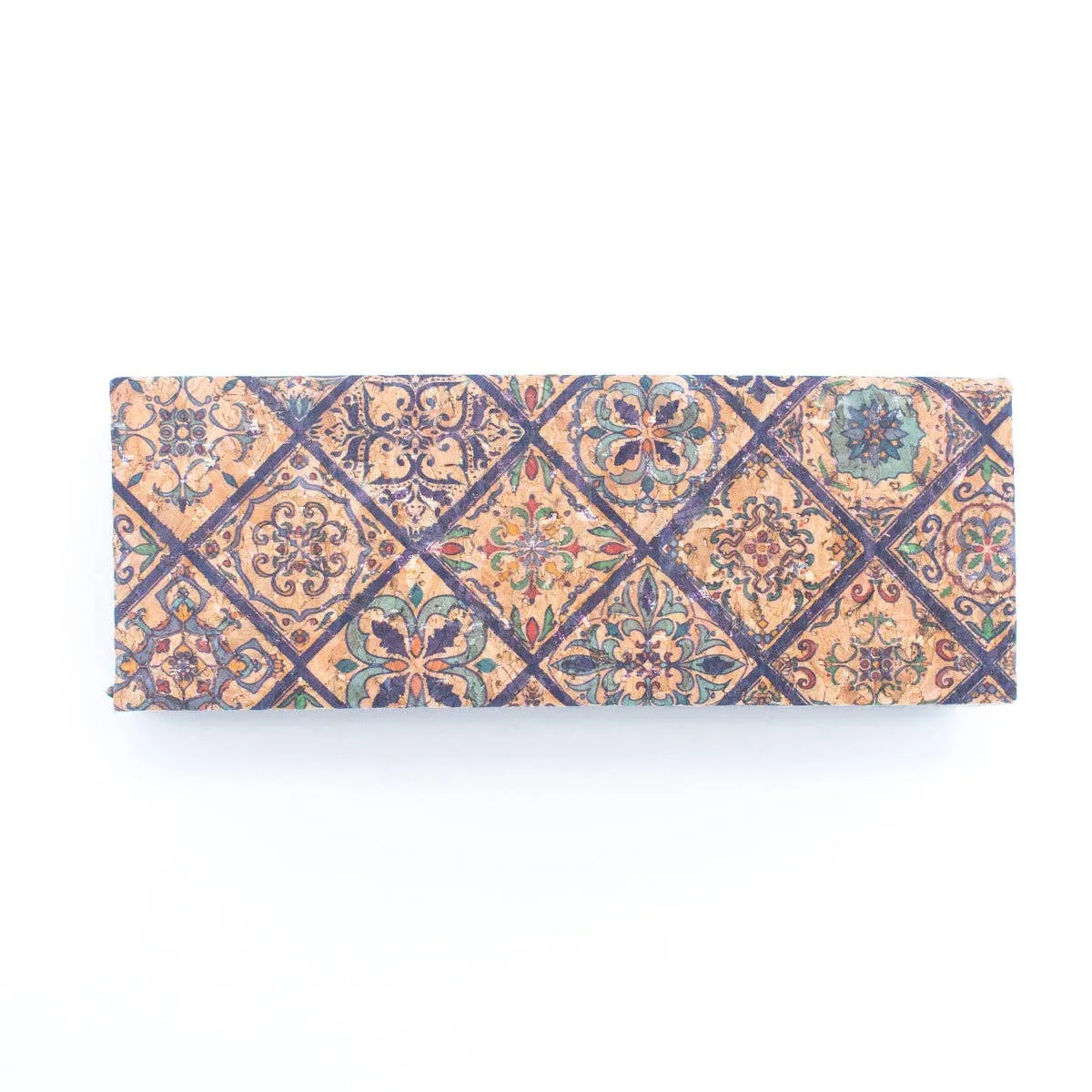 12units Naturally Printed Foldable Rectangular Eyeglass Case L-903