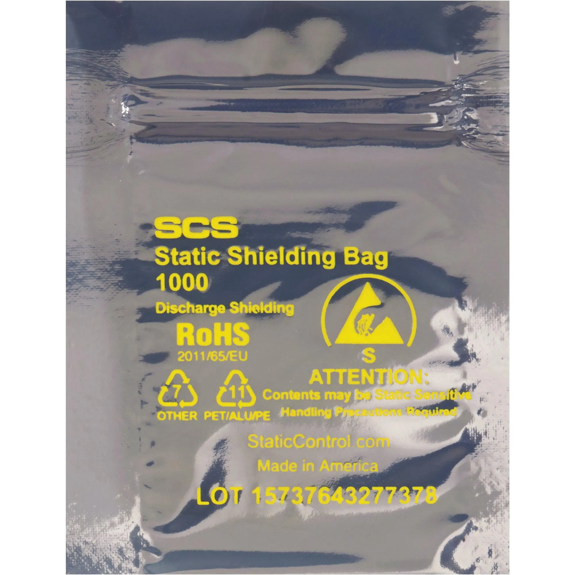 15 x 18" Reclosable Static Shielding Bags