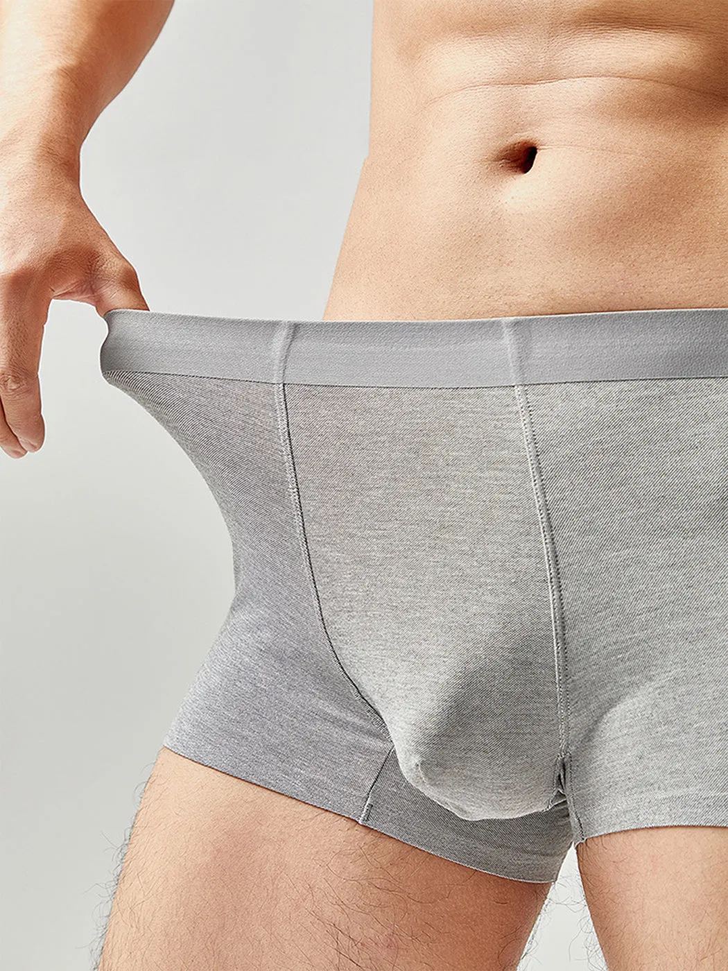 2 Pack Mens U Convex Pouch Trunks