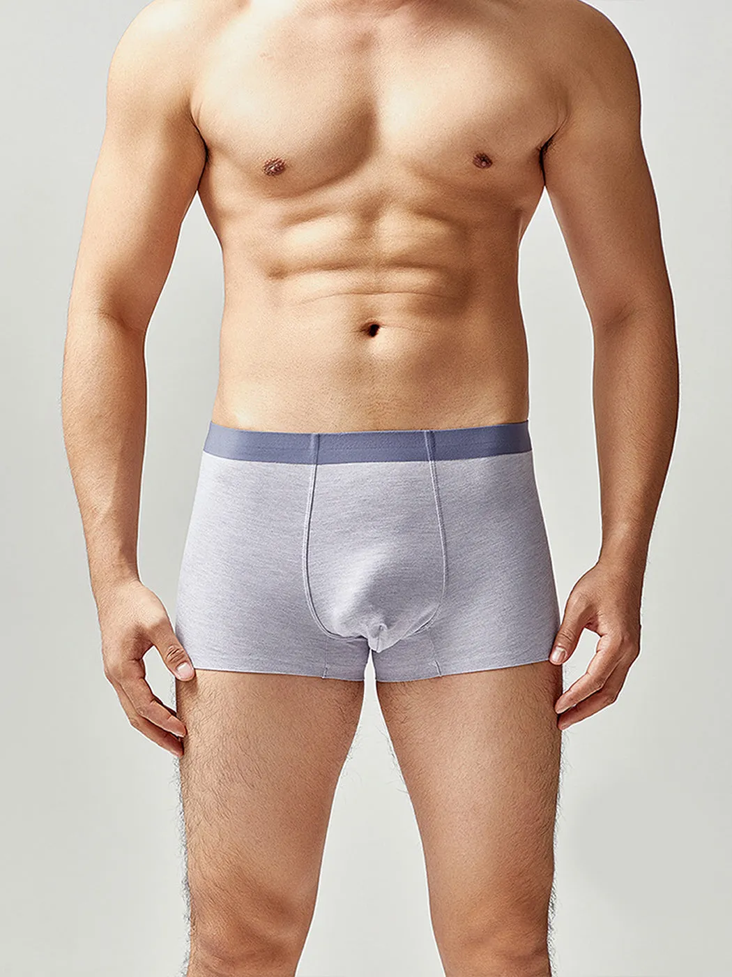 2 Pack Mens U Convex Pouch Trunks