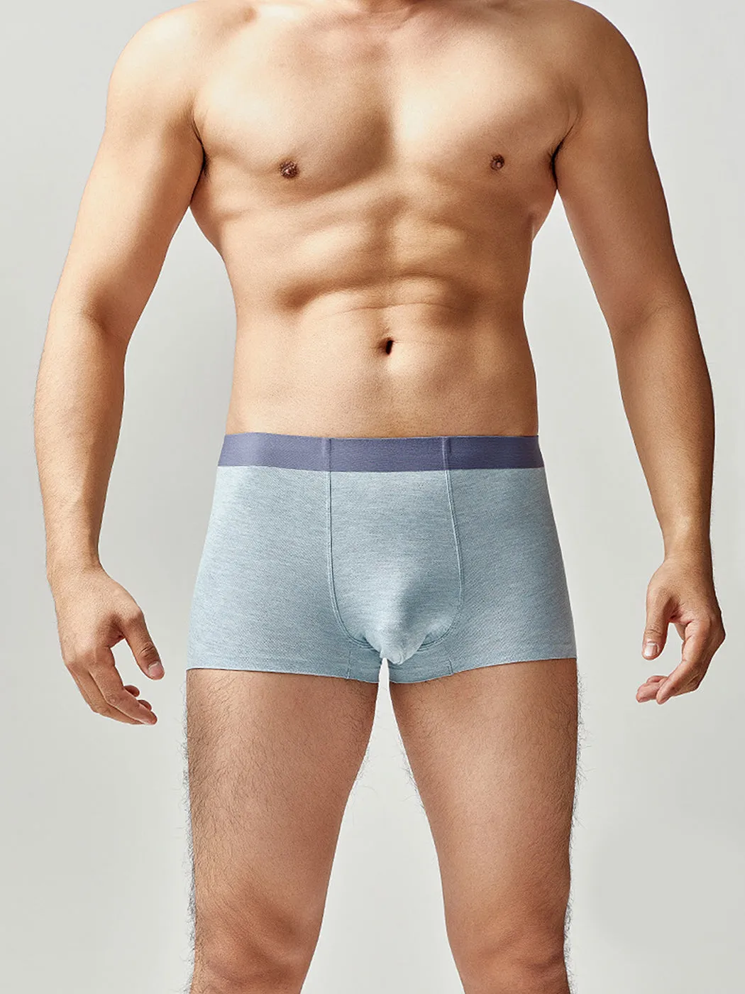 2 Pack Mens U Convex Pouch Trunks