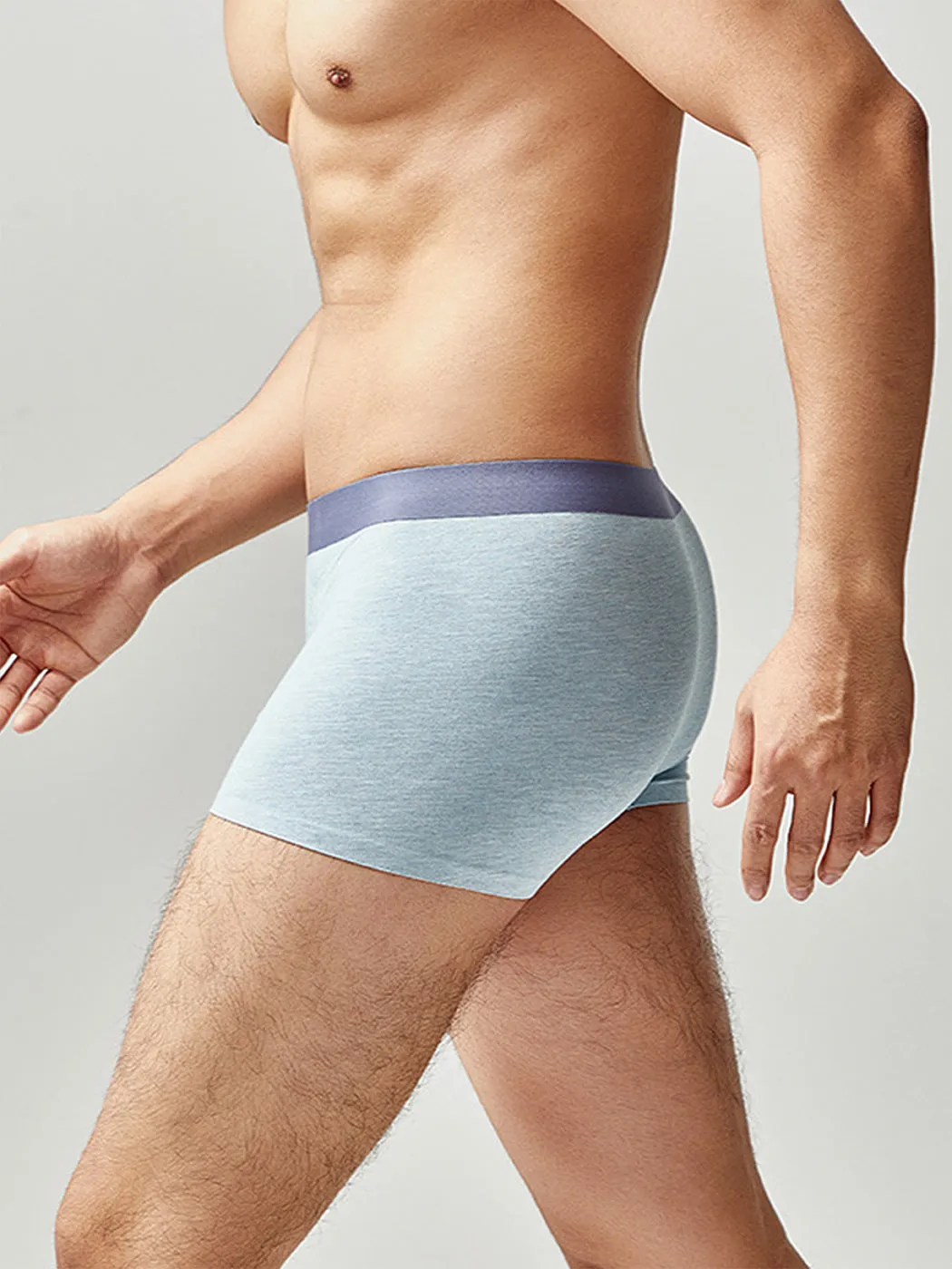 2 Pack Mens U Convex Pouch Trunks