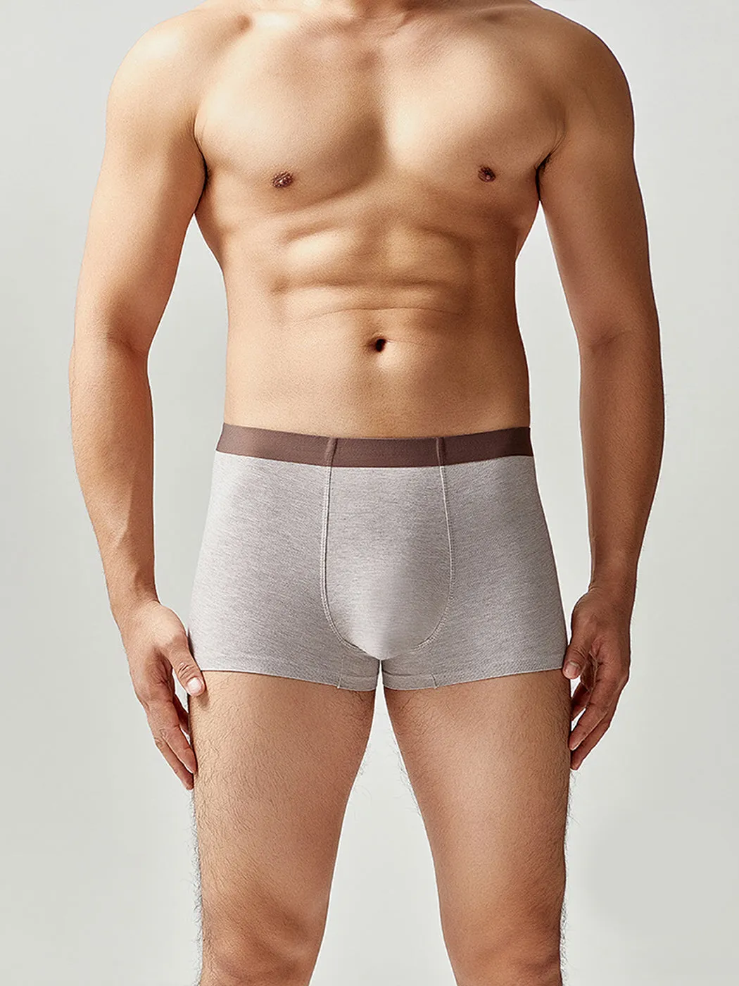 2 Pack Mens U Convex Pouch Trunks