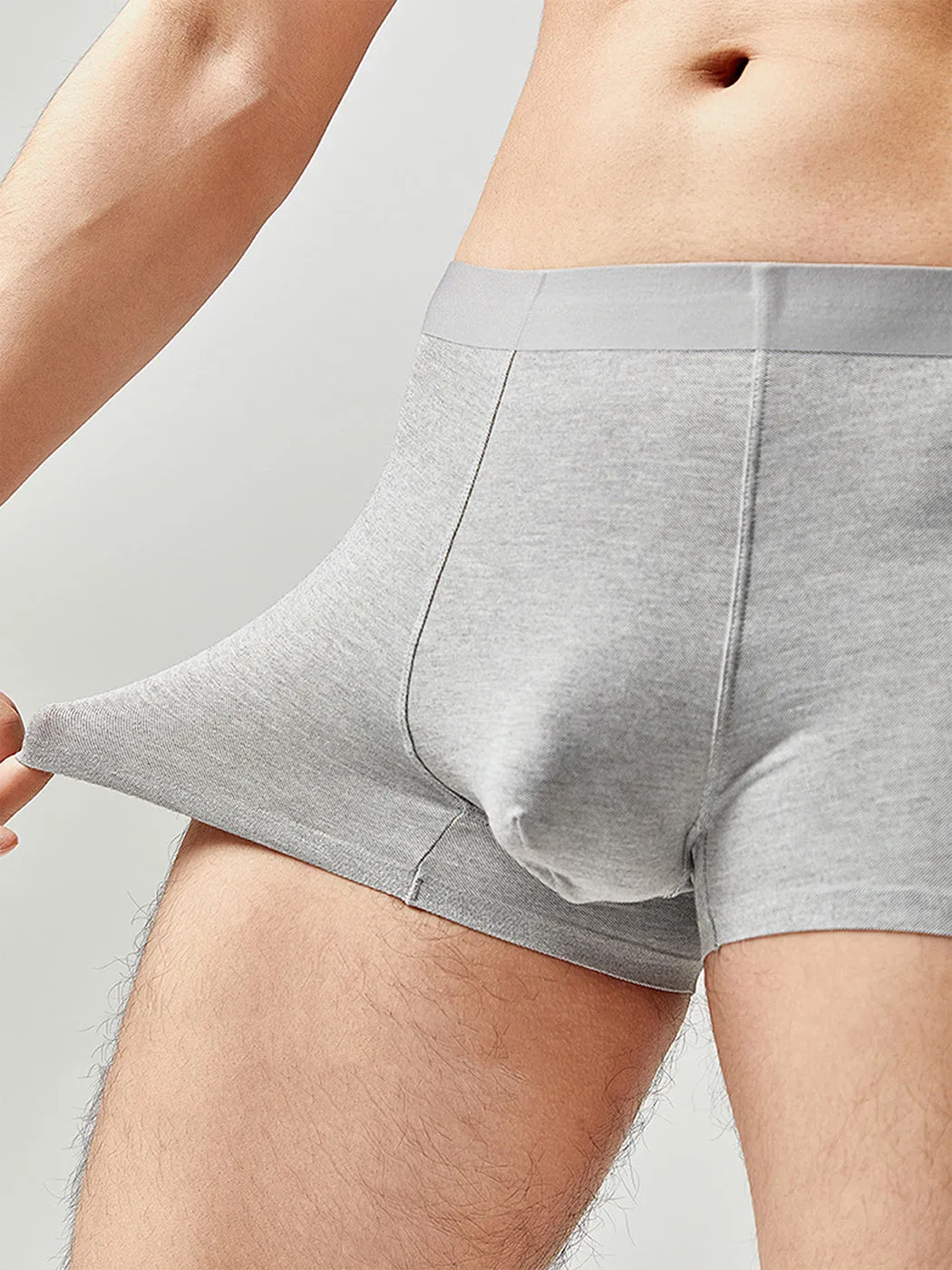 2 Pack Mens U Convex Pouch Trunks