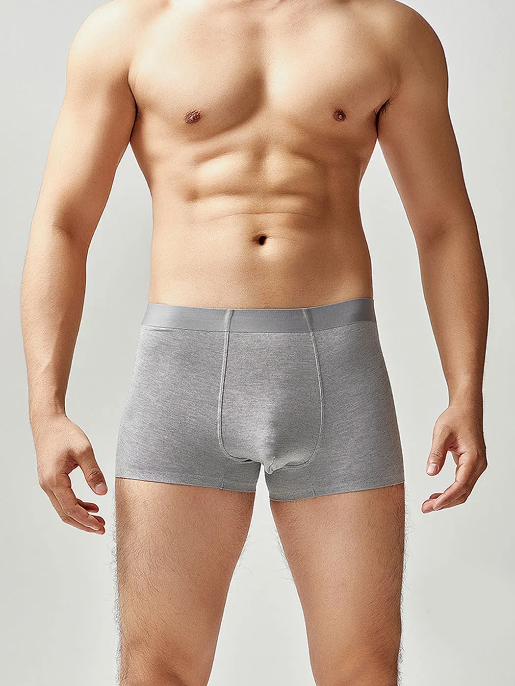 2 Pack Mens U Convex Pouch Trunks