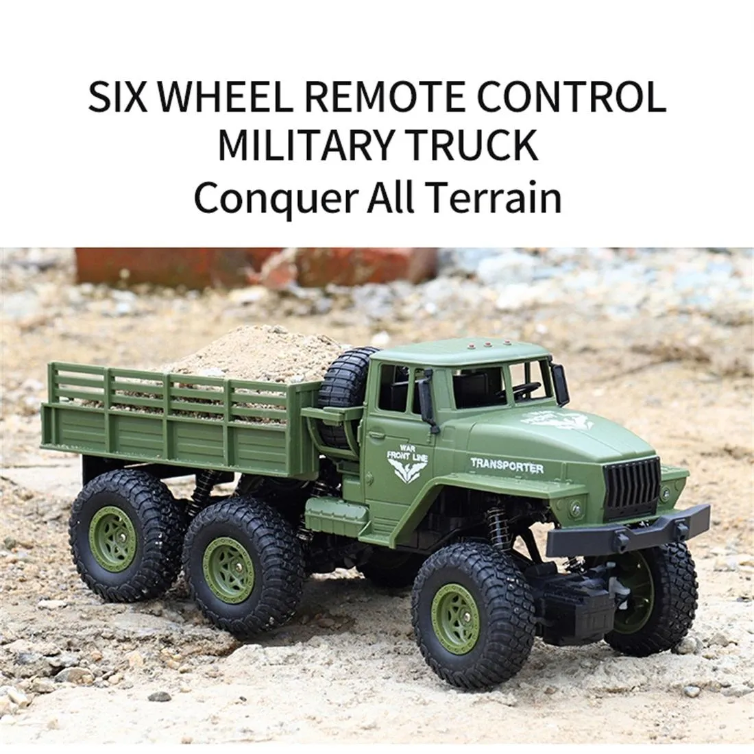 2.4ghz 4ch Remote Control Dongfeng 7 Six-wheeled Armor Truck Toy