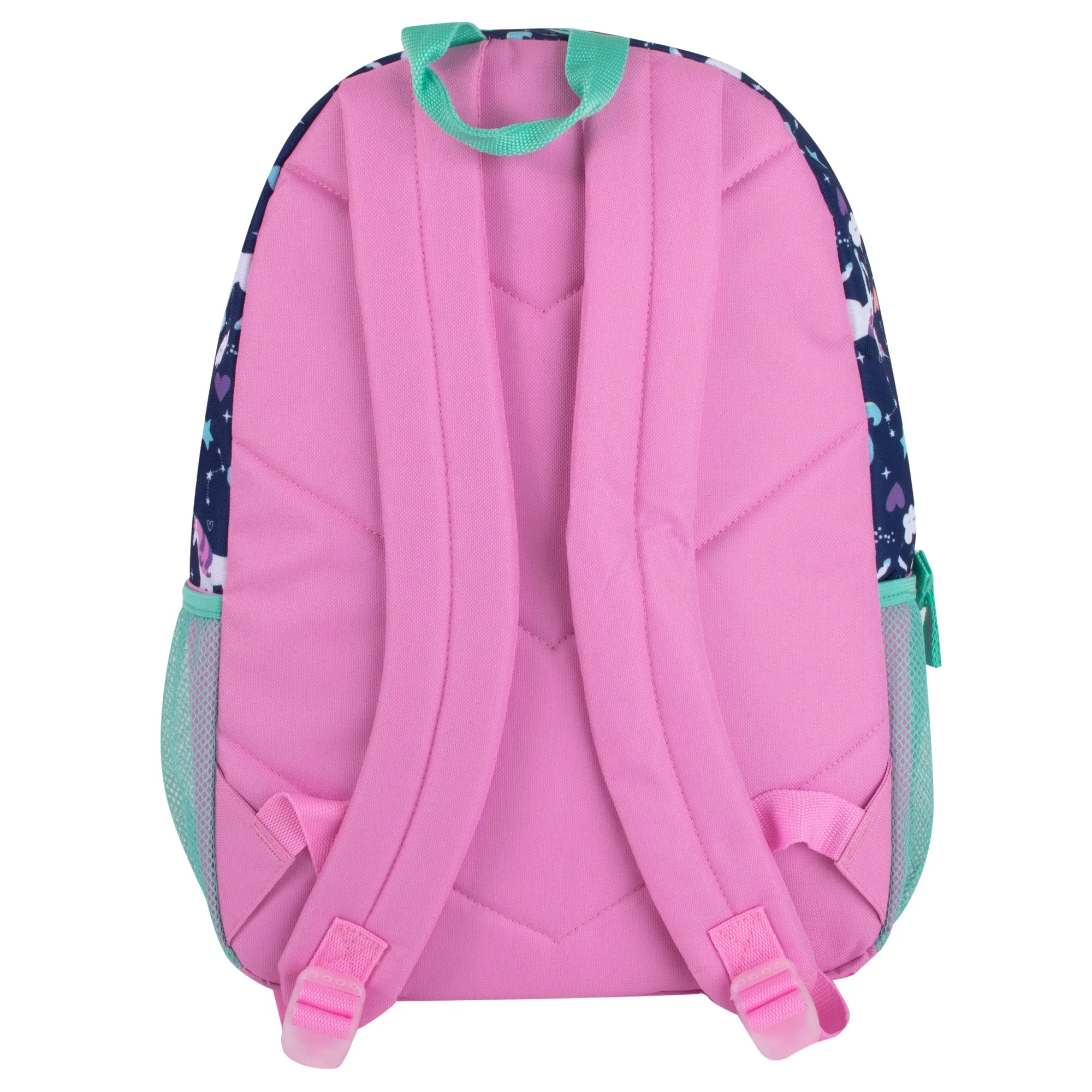 43cm Printed Backpack with 8 Piece School Kit 20L Capacity - Unicorn Themed