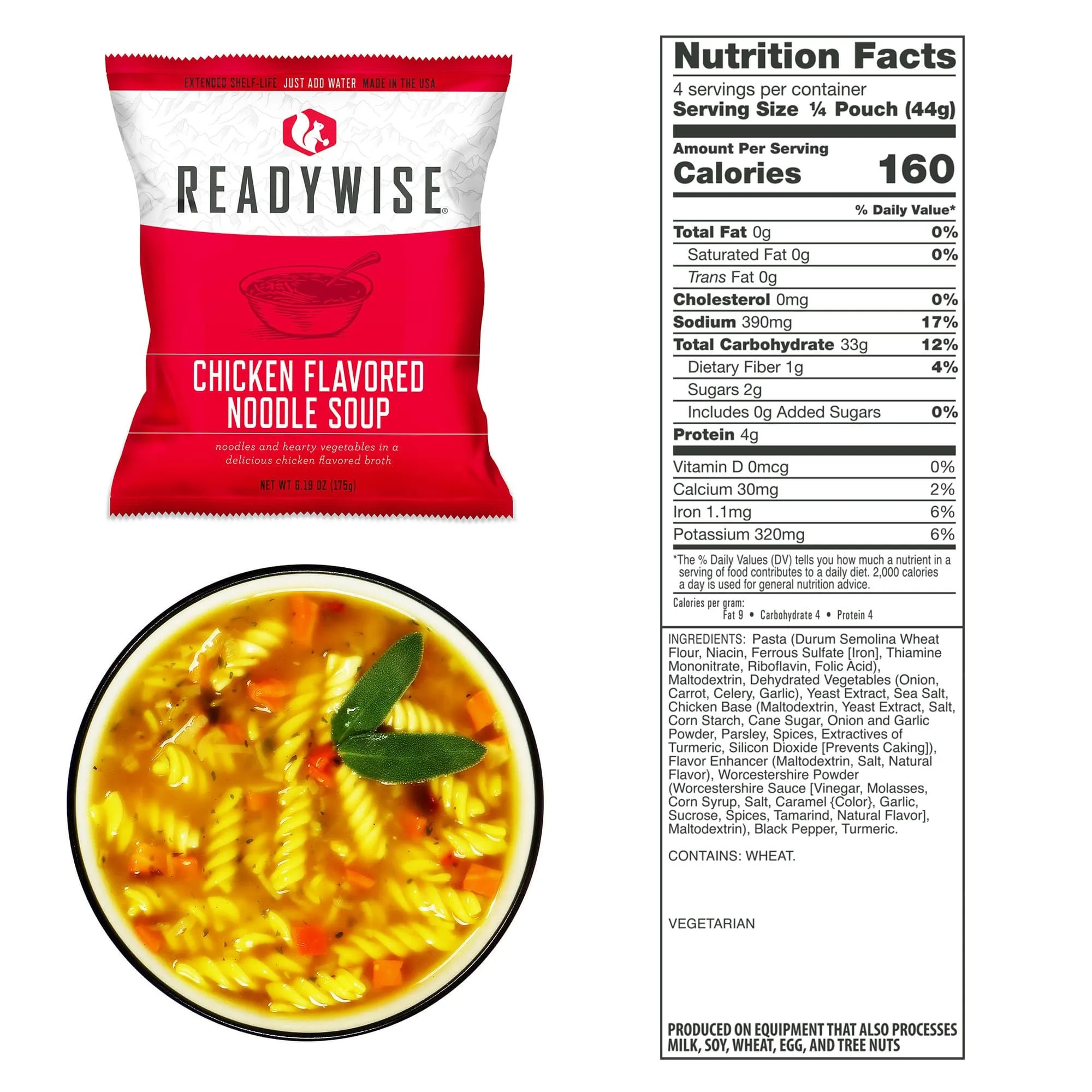 48 Servings Emergency Soup Bucket