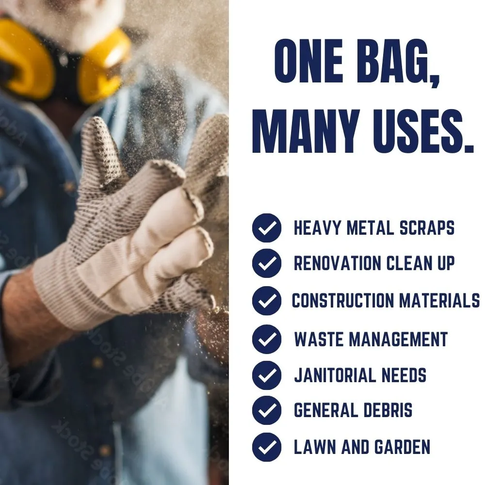 55-60 Gallon Trash Bags on Rolls - 1.5 Mil - 50/Case