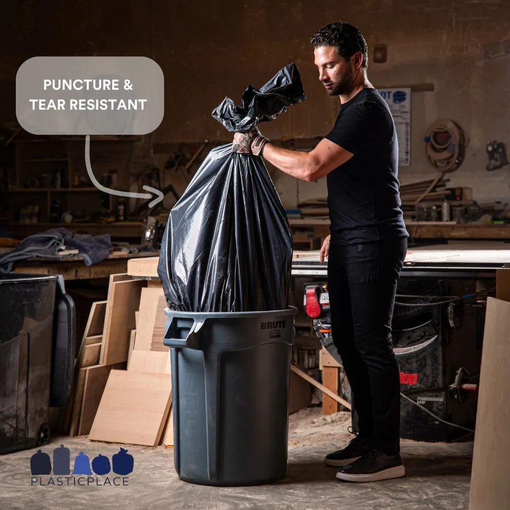 55-60 Gallon Trash Bags on Rolls - 1.5 Mil - 50/Case