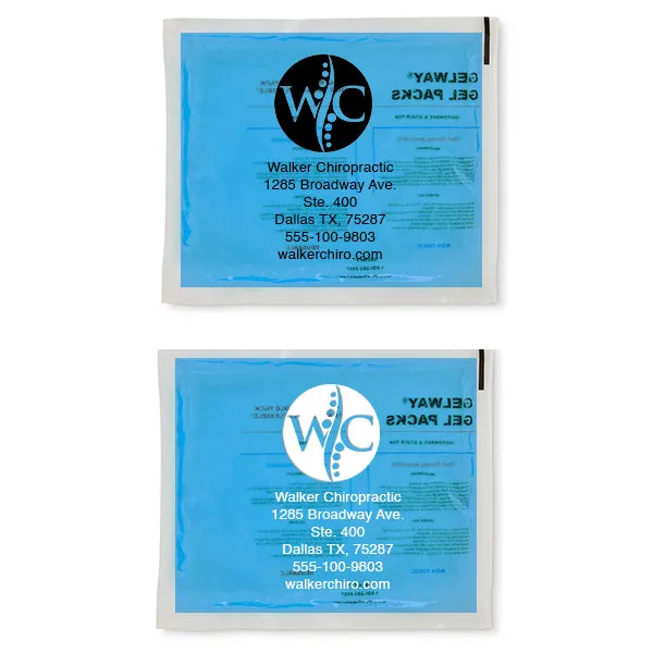 6" x 7" PERSONALIZED Reusable Hot/Cold Gel Pack