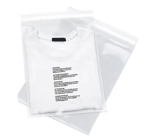 7 x 9   1.5 Polypropylene With Warning Notice And Self Adhesive Strip