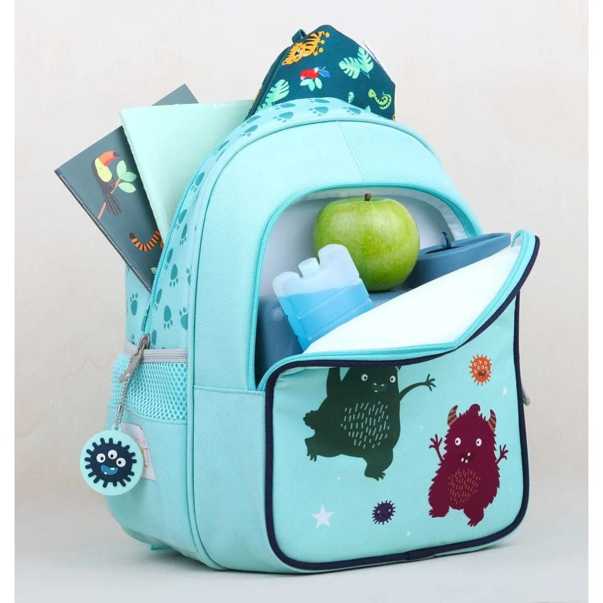 A Little Lovely Company Insulated Backpack Monsters