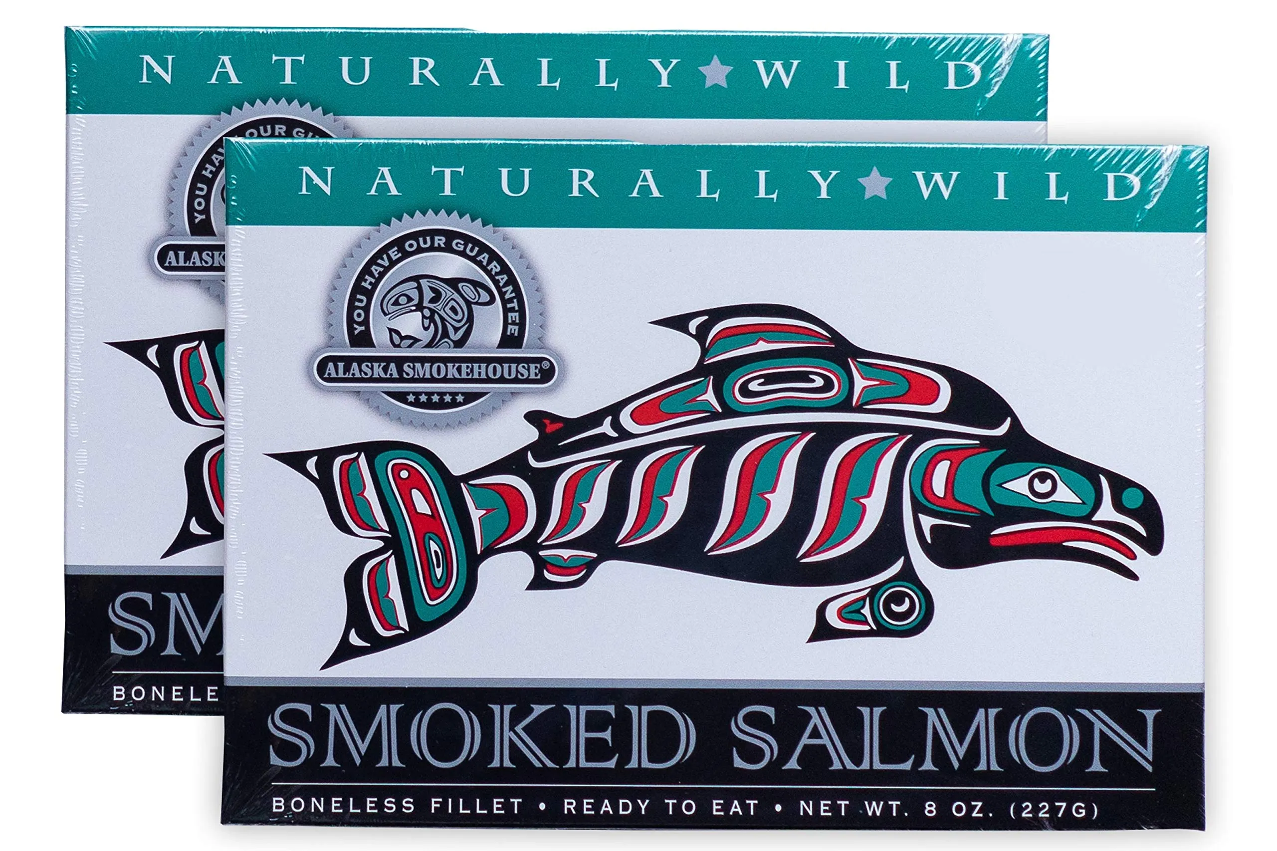 Alaska Smokehouse - Smoked Salmon 8oz - 2 Pack