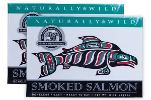 Alaska Smokehouse - Smoked Salmon 8oz - 2 Pack
