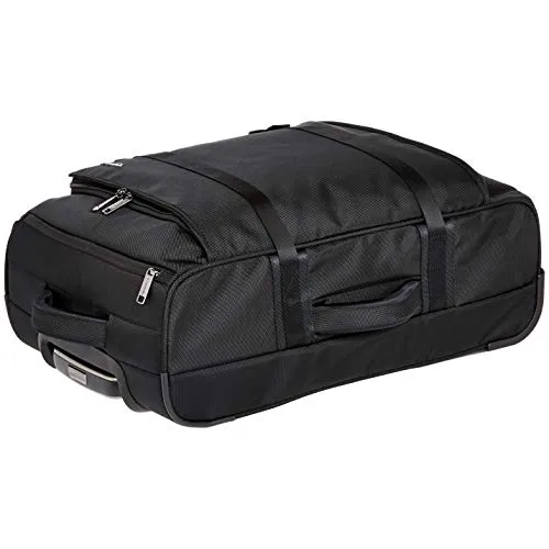 AmazonBasics Francis Wheeled Duffel, Black