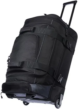 Amazonbasics Ripstop Wheeled Duffel - 26-Inch, Black
