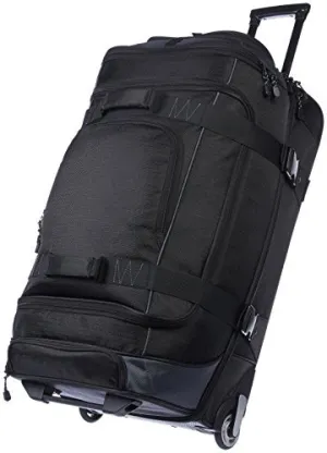 Amazonbasics Ripstop Wheeled Duffel - 30-Inch, Black