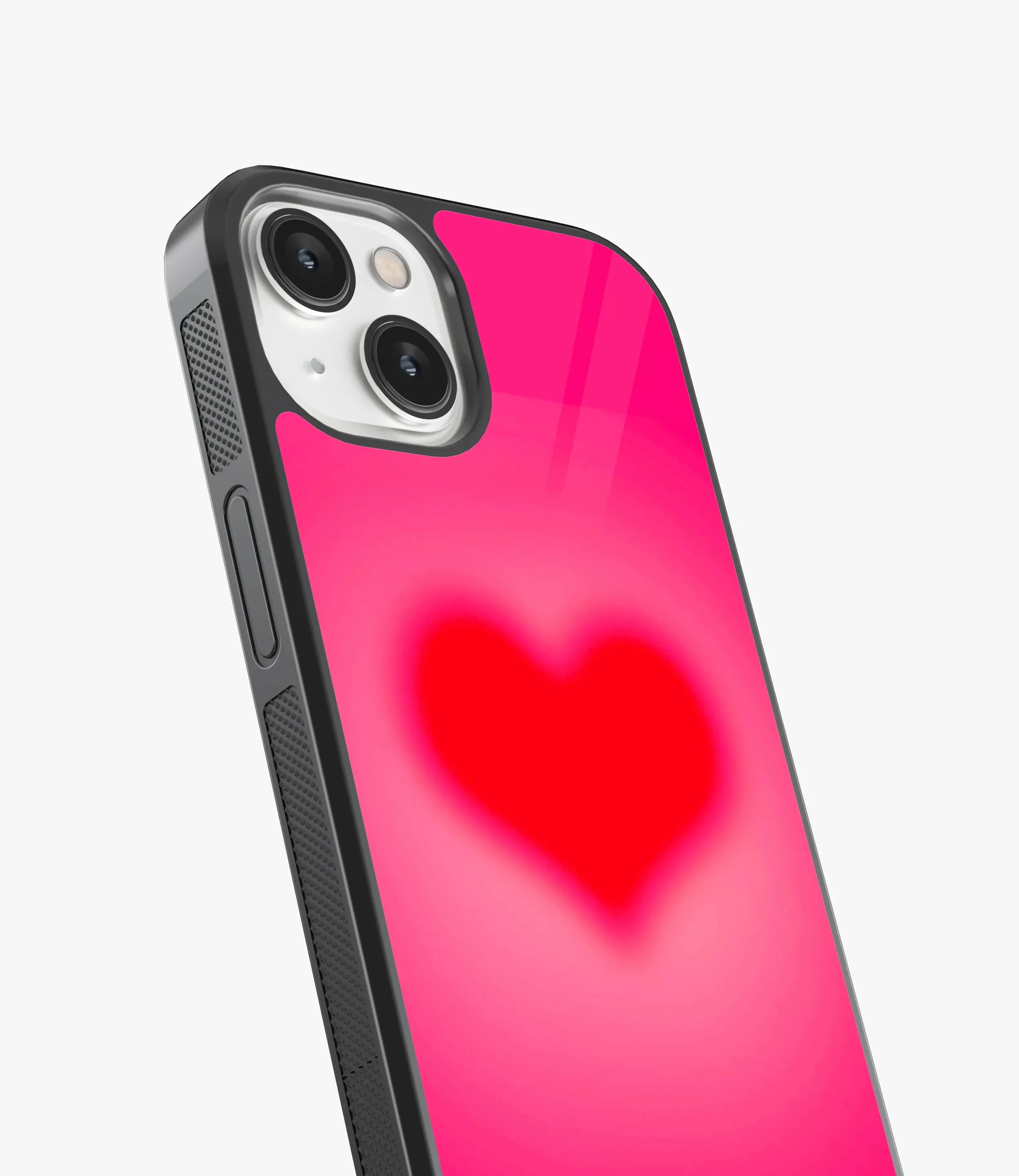 Aura Love Heart Glass Case