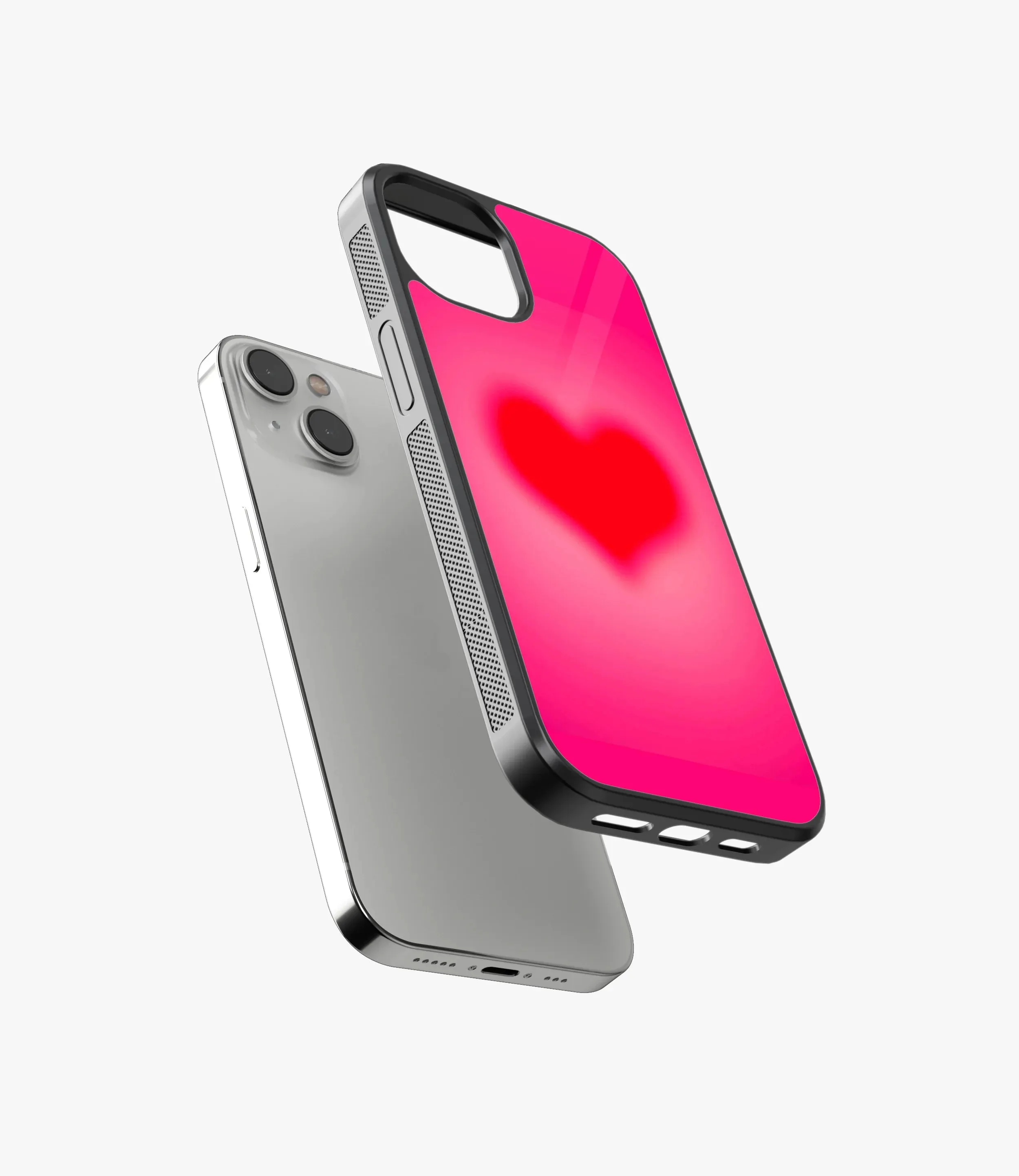 Aura Love Heart Glass Case