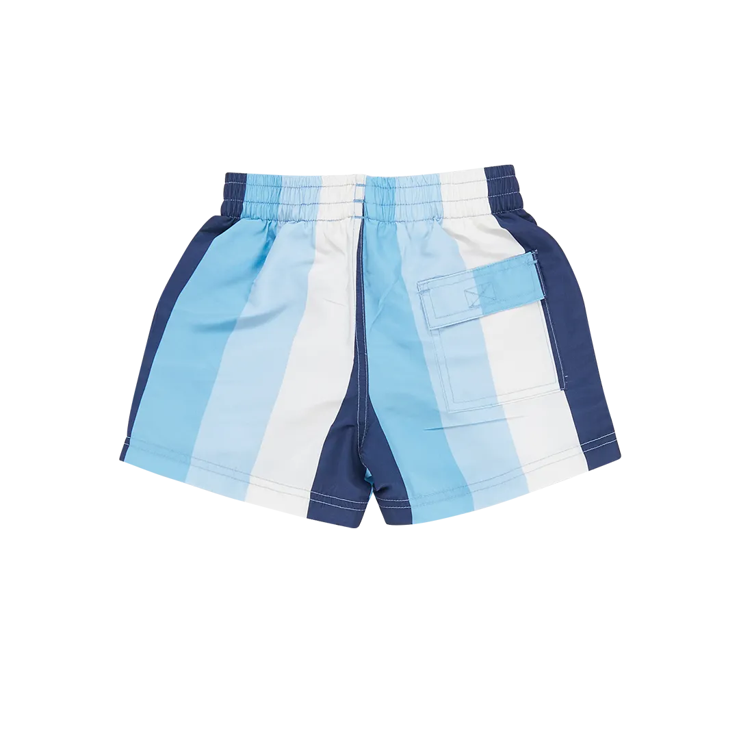 Baby Boys Swim Trunk - Ocean Stripe