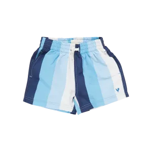 Baby Boys Swim Trunk - Ocean Stripe