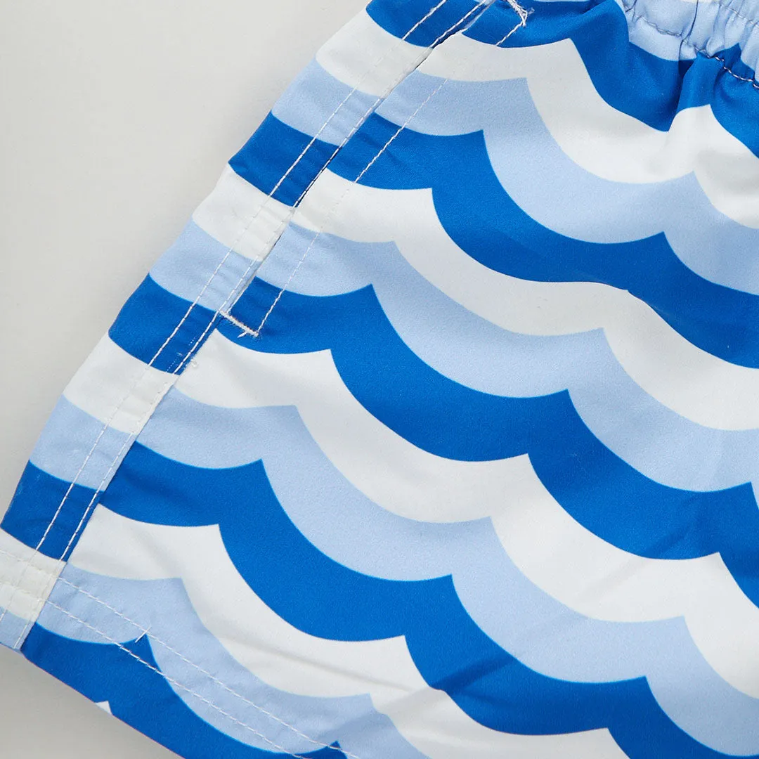 Baby Boys Swim Trunk - Ocean Waves