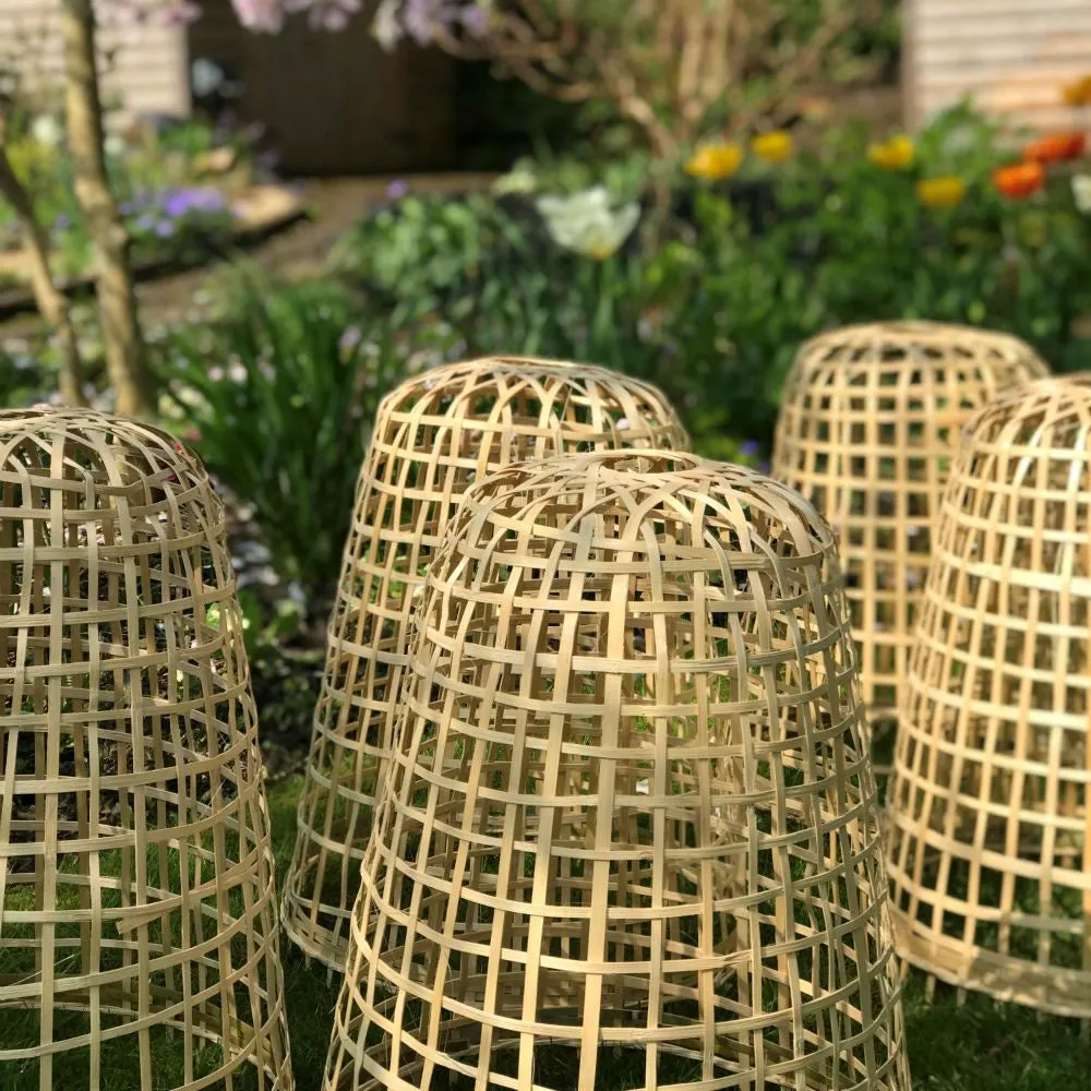 Bamboo Bell Cloche & Garden Plant Protection Cover - Medium