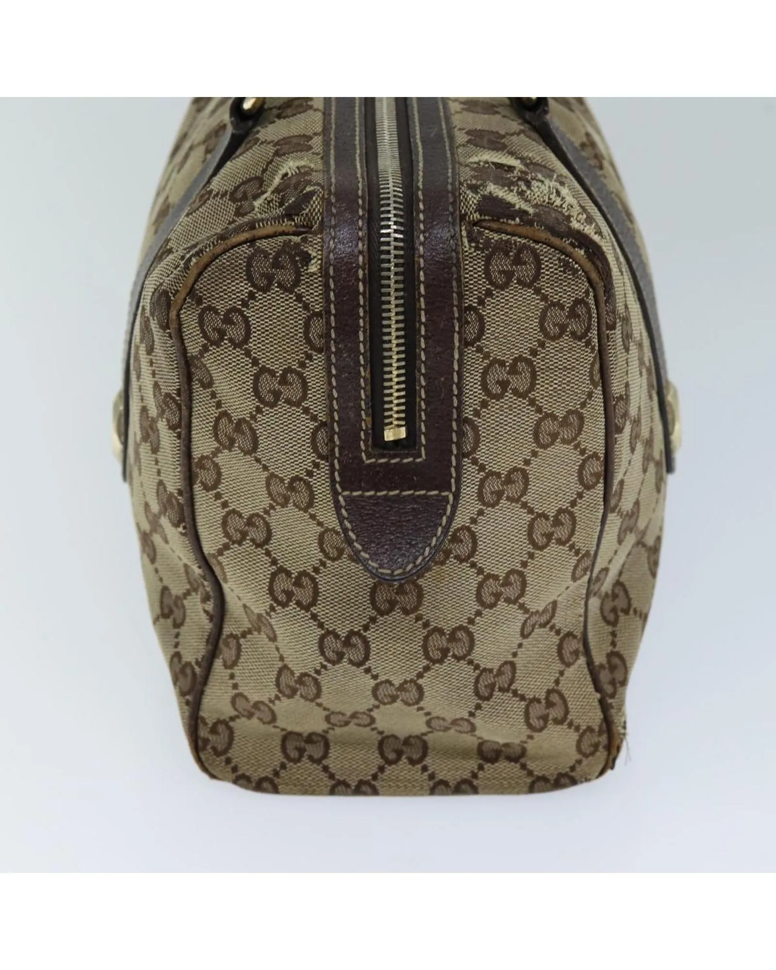 Beige GG Canvas Hand Bag with Accessory