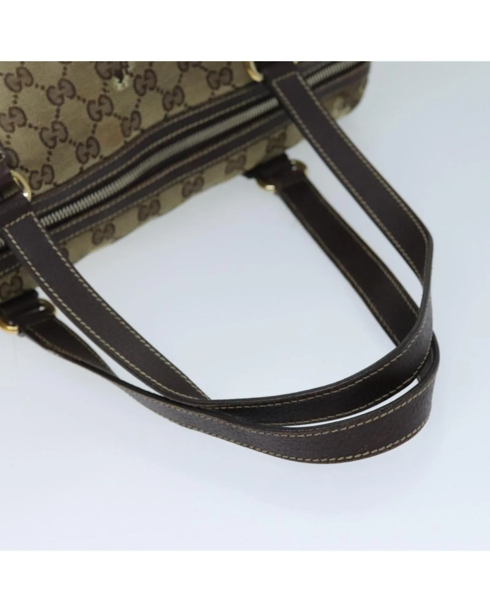 Beige GG Canvas Hand Bag with Accessory