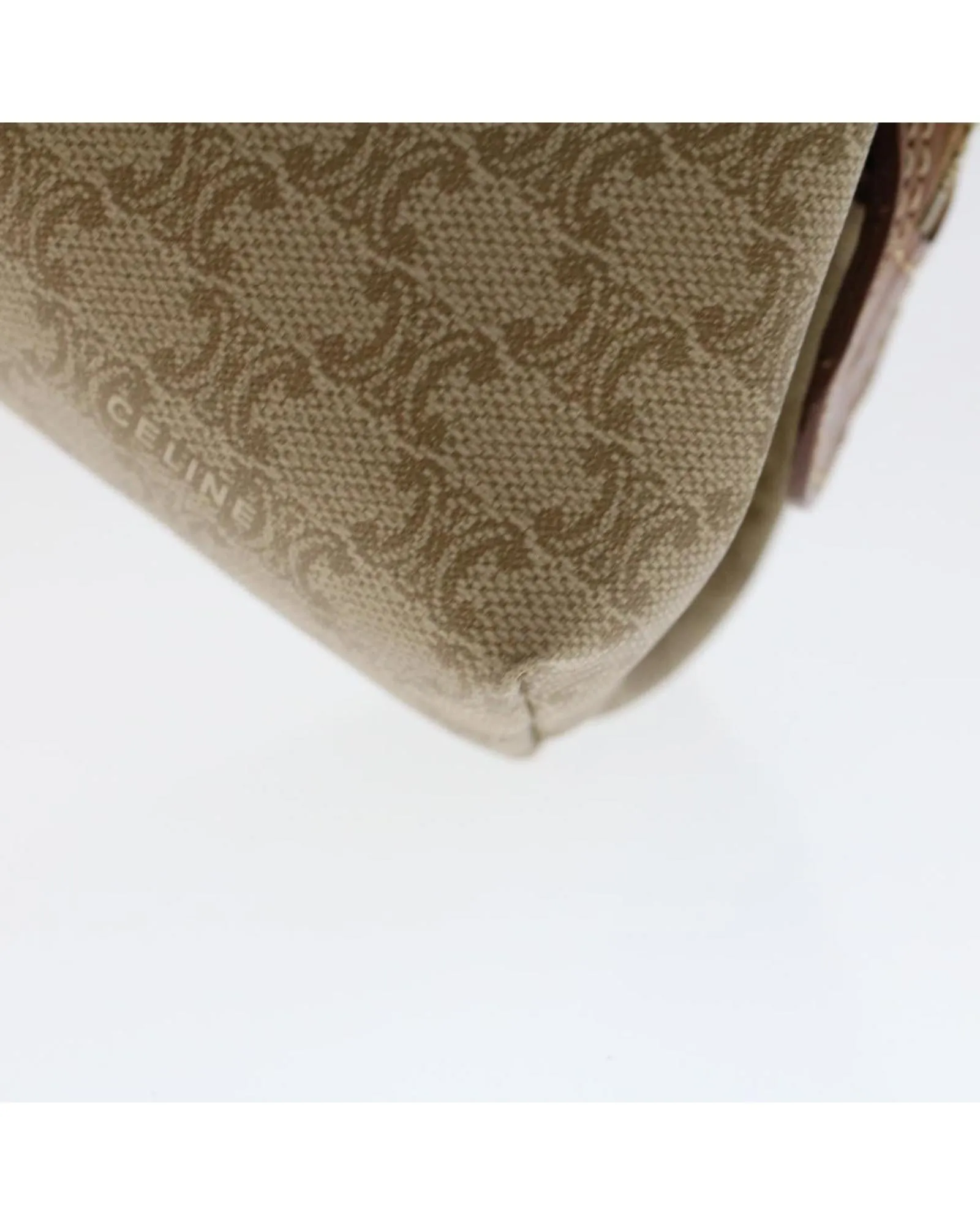 Beige Macadam Canvas Pouch