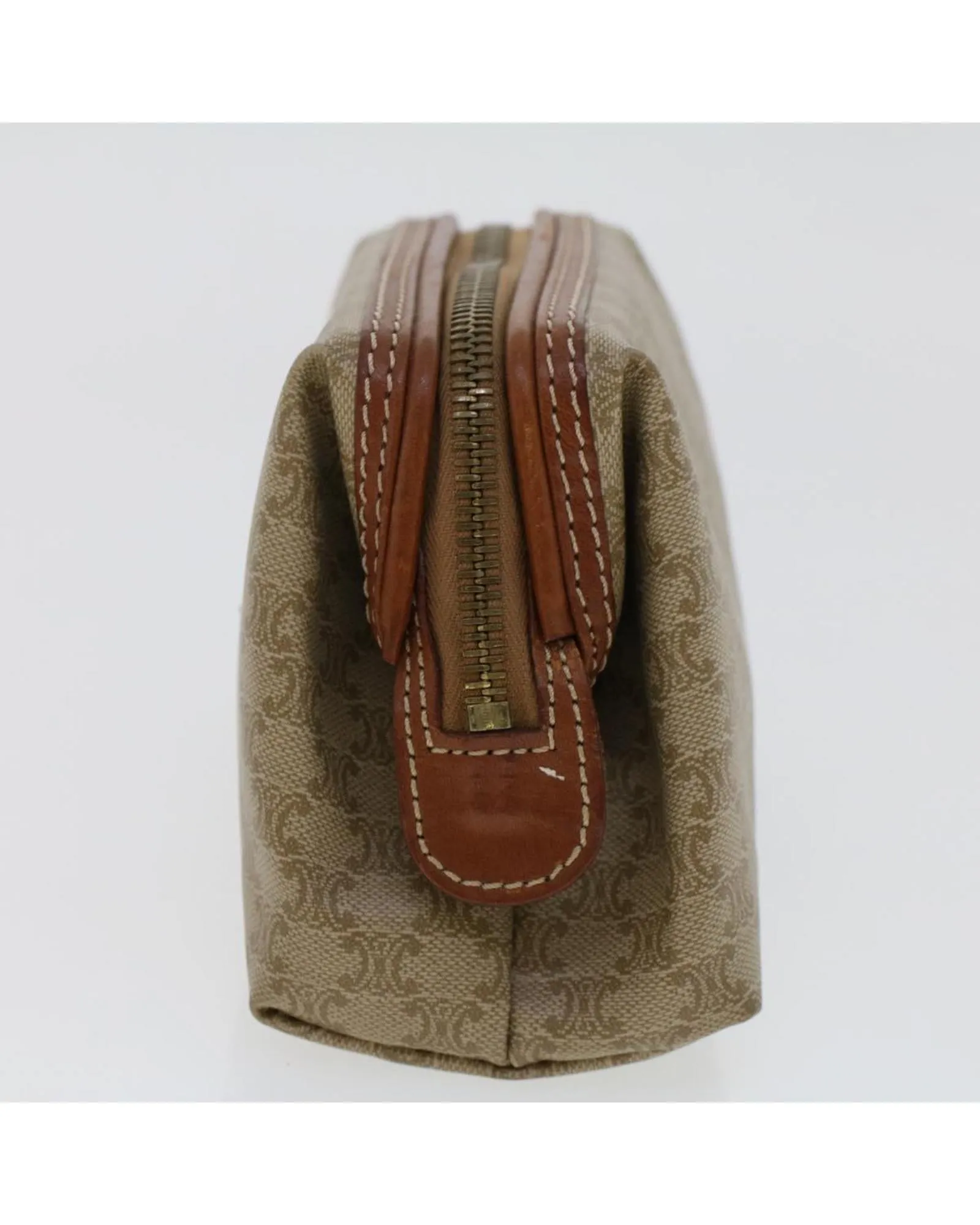 Beige Macadam Canvas Pouch