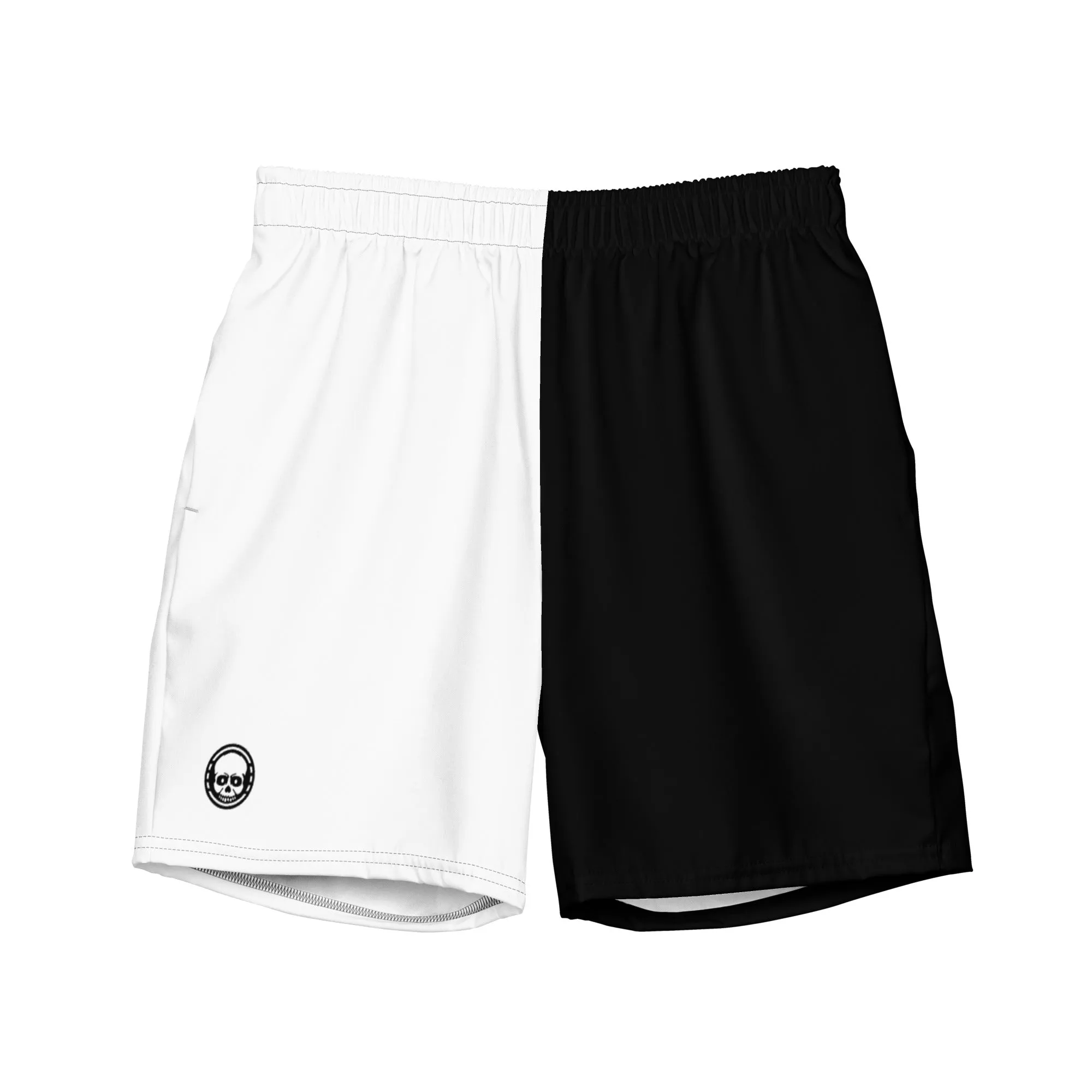 Black & White Men's swim trunks