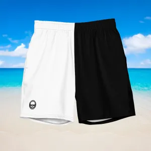 Black & White Men's swim trunks