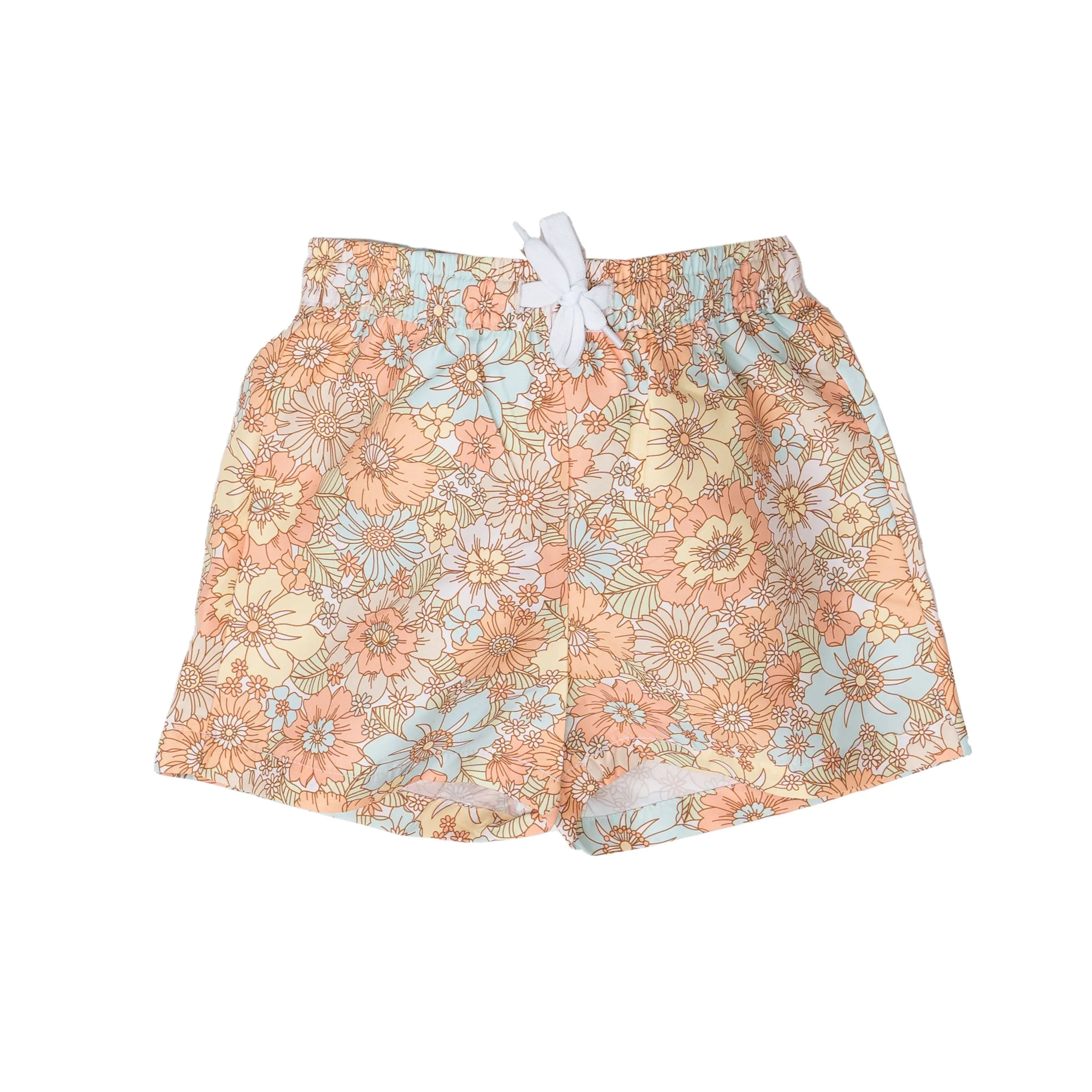 Boho Floral Boys Trunks