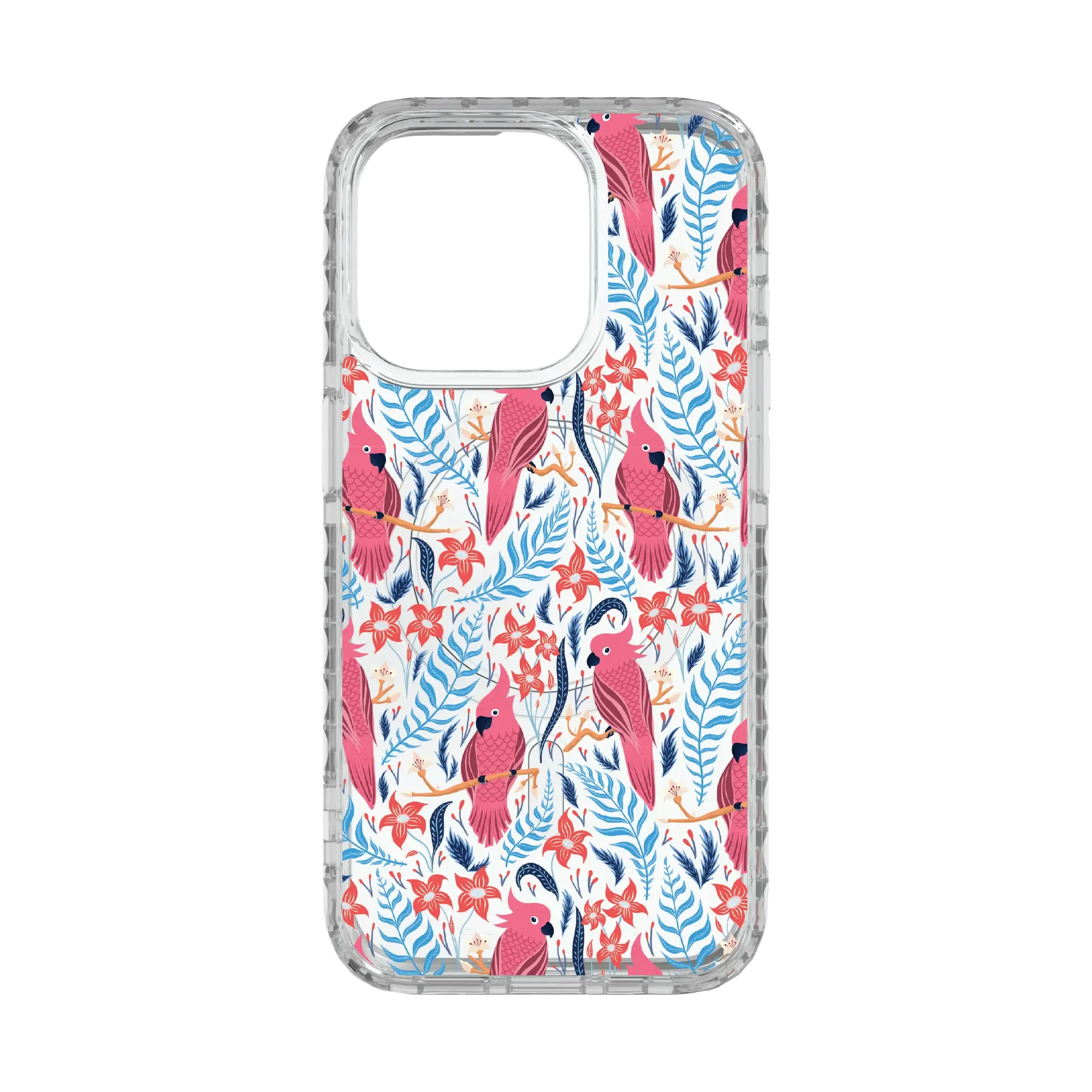 Botanical Cockatoo | Protective MagSafe Case | Birds and Bees Collection for Apple iPhone 15 Series