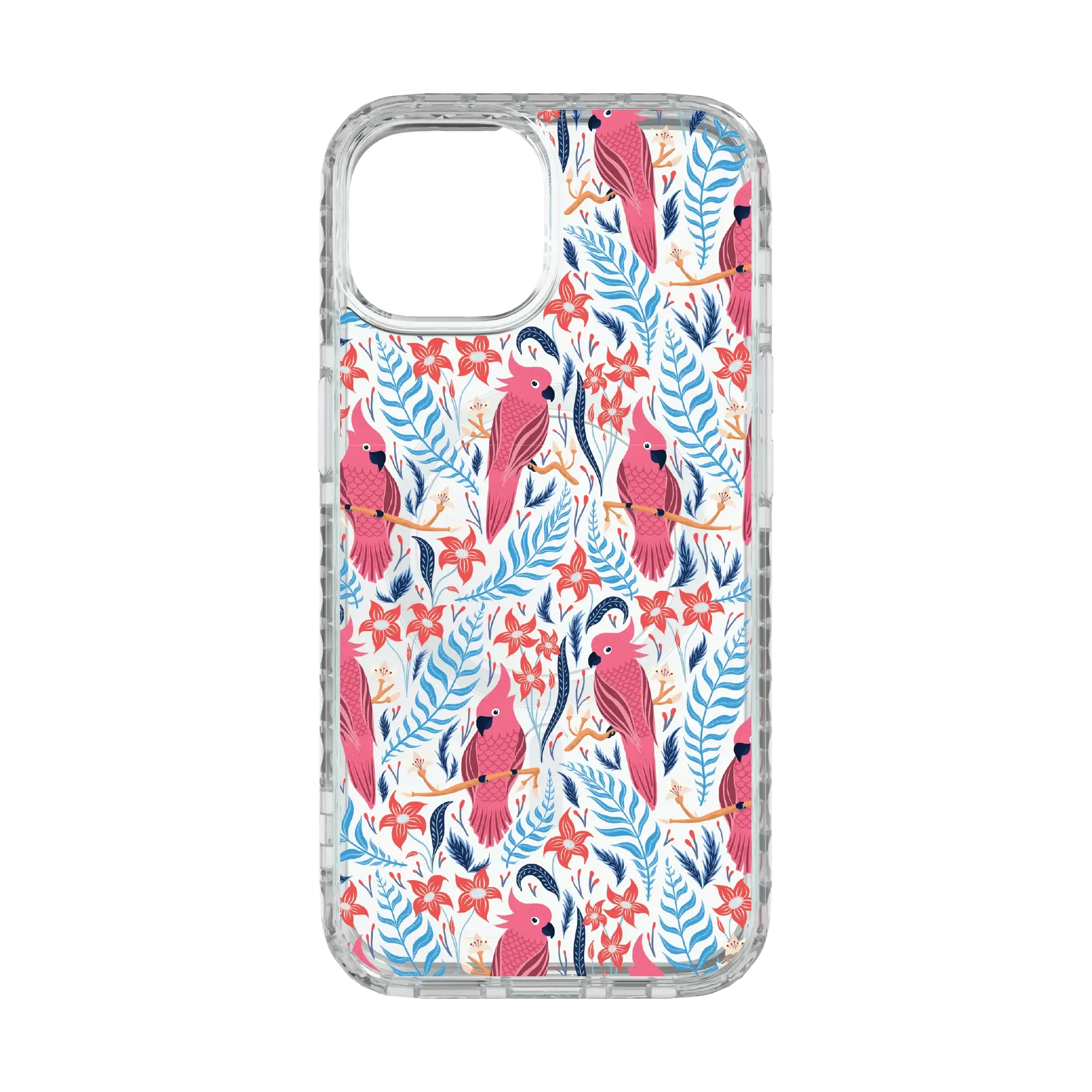 Botanical Cockatoo | Protective MagSafe Case | Birds and Bees Collection for Apple iPhone 15 Series