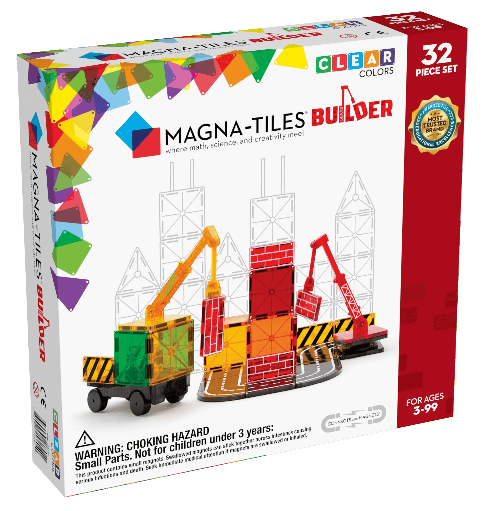 Builder 32 Piece Set by Magna-Tiles