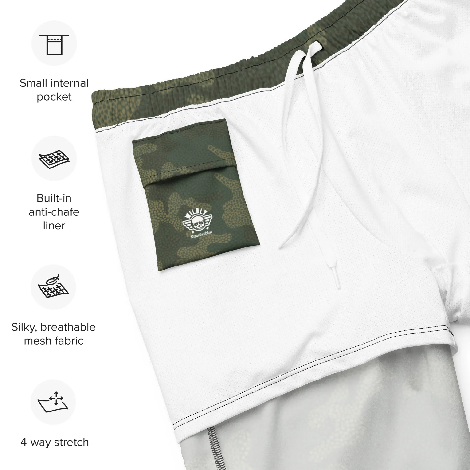 Camo Men's swim trunks