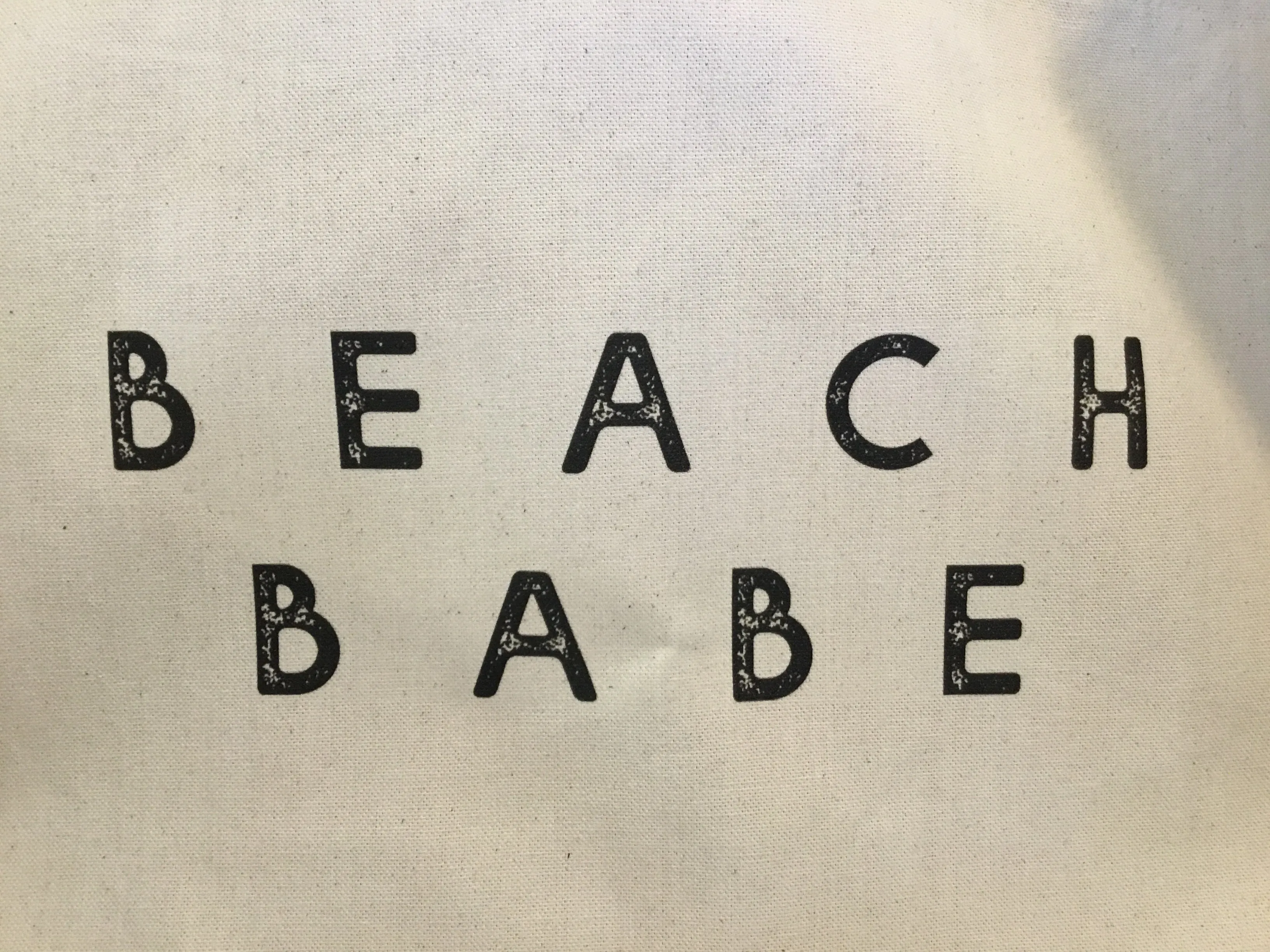 CANVAS BEACH BAGS