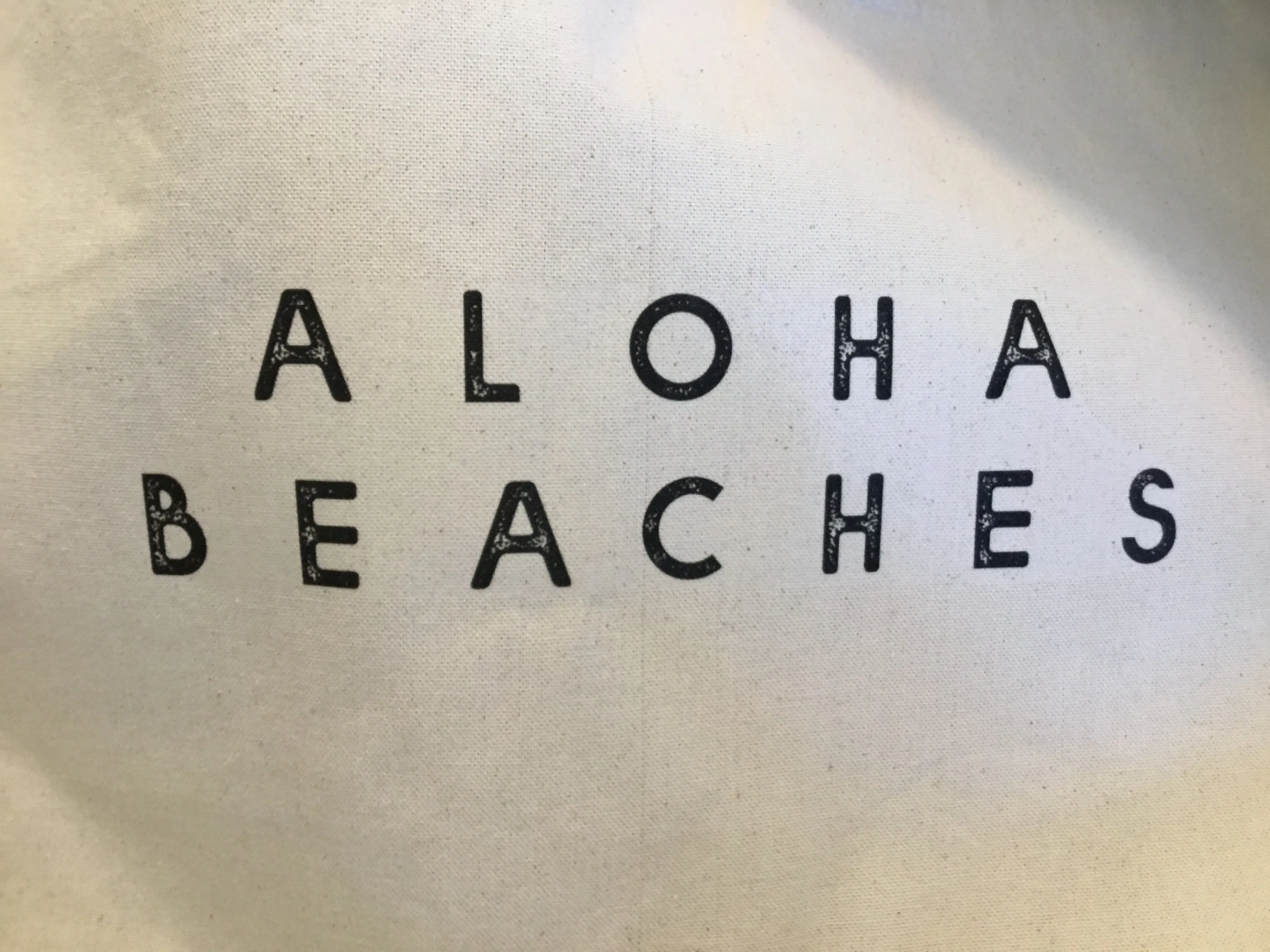 CANVAS BEACH BAGS