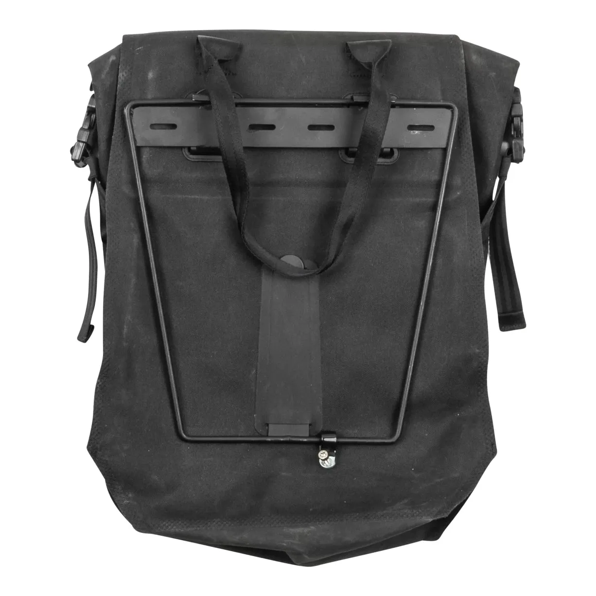 Chrome Saddle Bag Roll Top