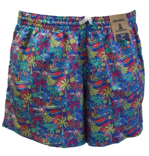 Chubbies 5.5-Inch The Tropical Bunches Swim Trunks - Bright Blue