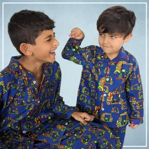 Cotton Night Suit for Kids | Autorickshaw