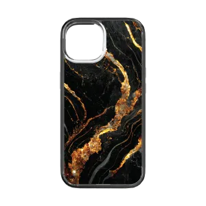 Dark Knight | Protective MagSafe Case | Marble Stone Series for Apple iPhone 15 Series